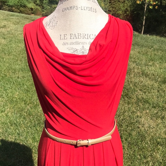 Calvin Klein red long dress - Picture 2 of 7